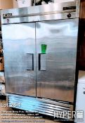 True commercial dual temperature refrigerator/freezer 54", Model T-49DT