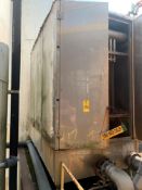 Turbo Water Plate Chiller, 12-plates, 5' W X 9' L X 9' T stainless steel cabinet (Located in Noel,