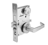 Dorma store room mortice door latch with handles m9046yblra626rh79022