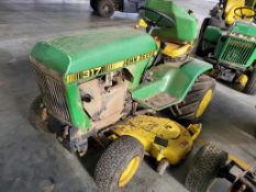 John Deere 317 Riding Tractor 'Runs & Operates'