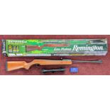 Remington Express GR - .22 air rifle (wood finish) with scope, boxed. Purchaser must be over the age