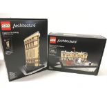 2x sealed boxed Lego Architecture sets #21029. Buc