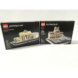 2x sealed boxed Lego Architecture sets includes #