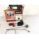 A boxed Mamod Traction Engine TE.1. Includes spiri