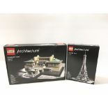 2x sealed boxed Lego Architecture sets including #