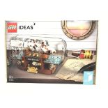 A Boxed Lego Ideas Ship In A Bottle #21313.