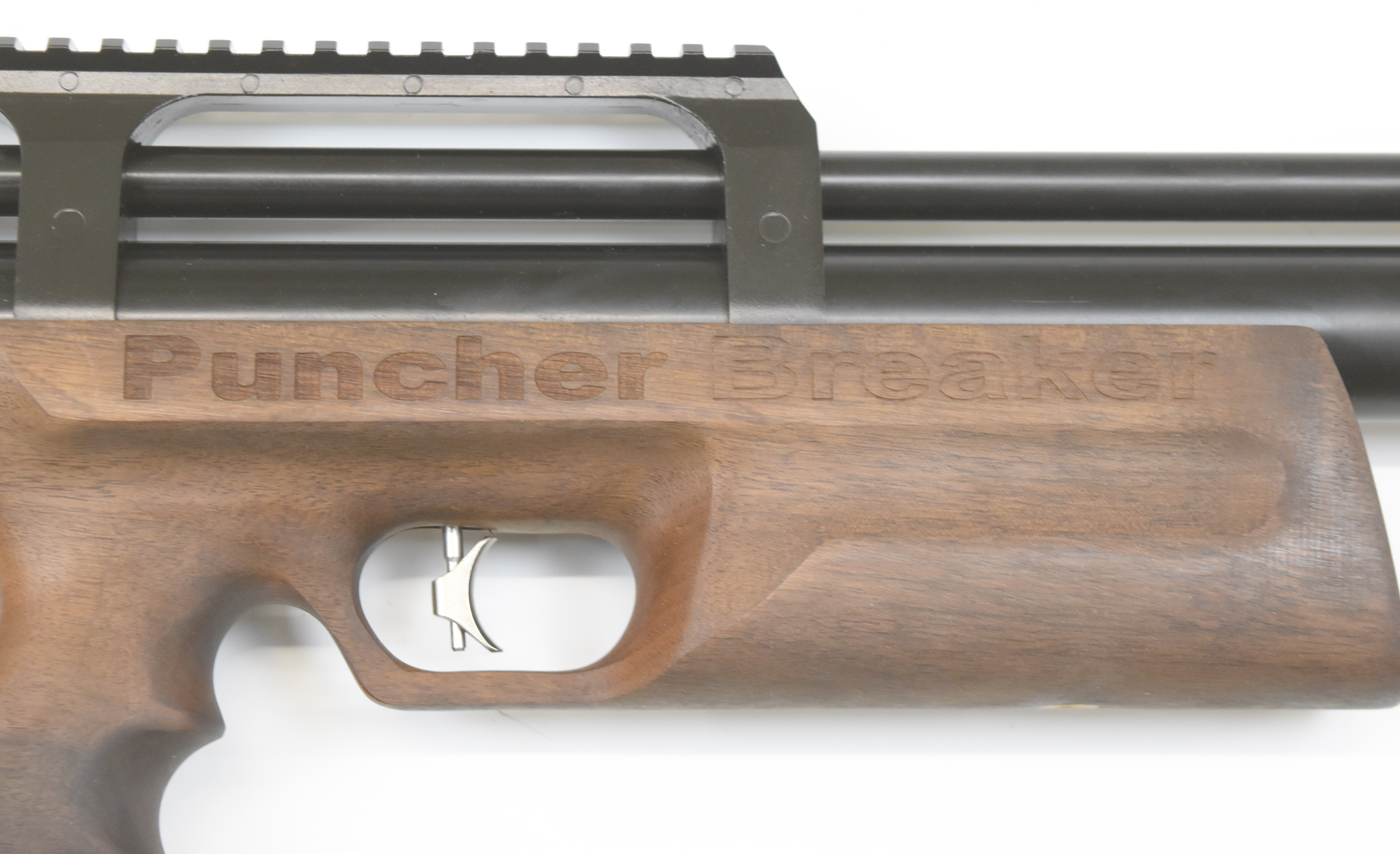 Kral Puncher Breaker .25 PCP FAC carbine air rifle with 12-shot magazine, thumb-hole stock, - Image 6 of 11