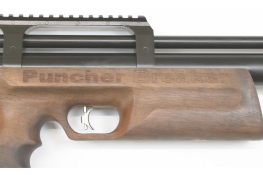 Kral Puncher Breaker .25 PCP FAC carbine air rifle with 12-shot magazine, thumb-hole stock, - Image 6 of 11