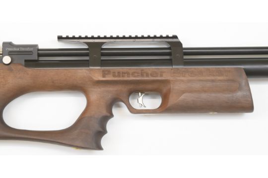 Kral Puncher Breaker .25 PCP FAC carbine air rifle with 12-shot magazine, thumb-hole stock, - Image 4 of 11