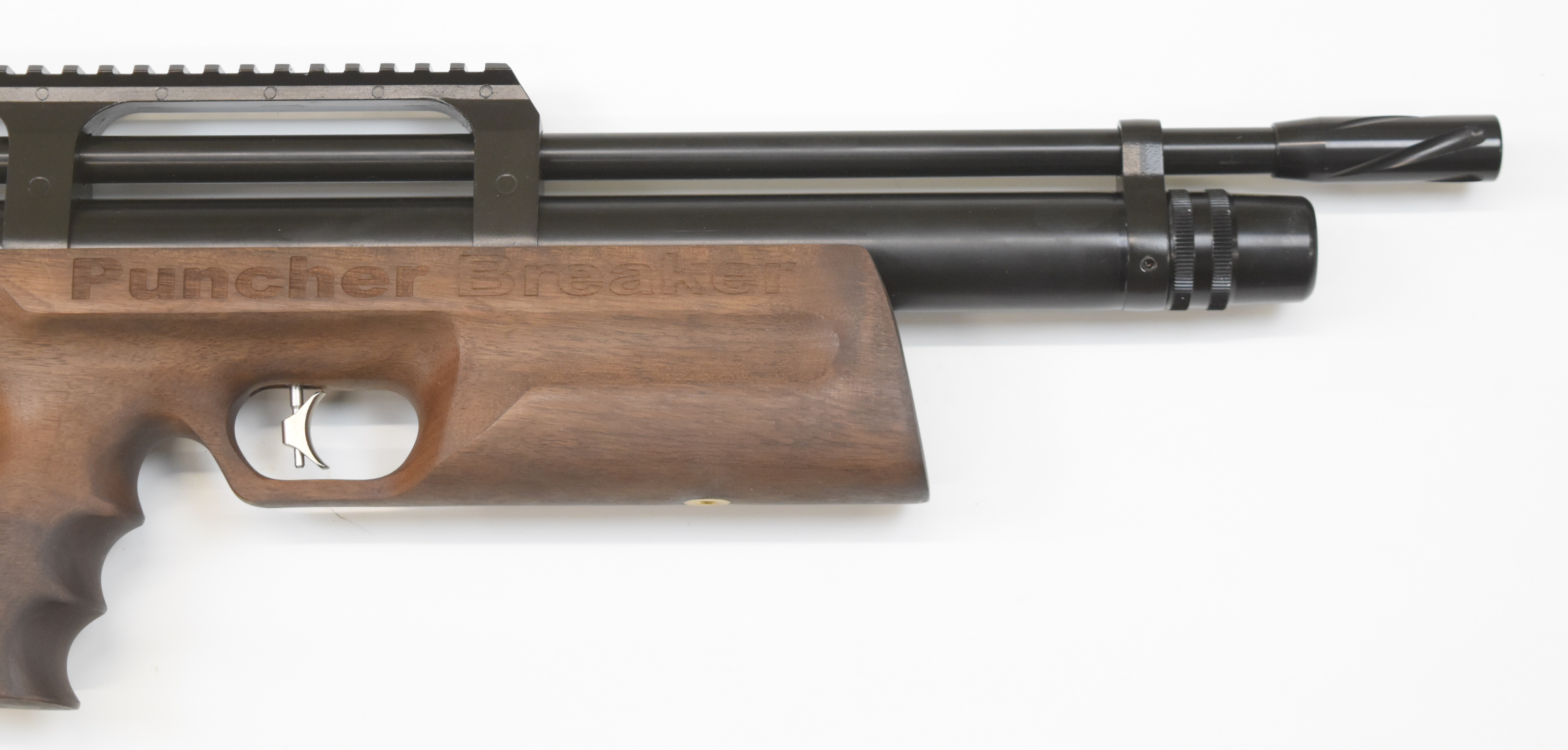 Kral Puncher Breaker .25 PCP FAC carbine air rifle with 12-shot magazine, thumb-hole stock, - Image 5 of 11