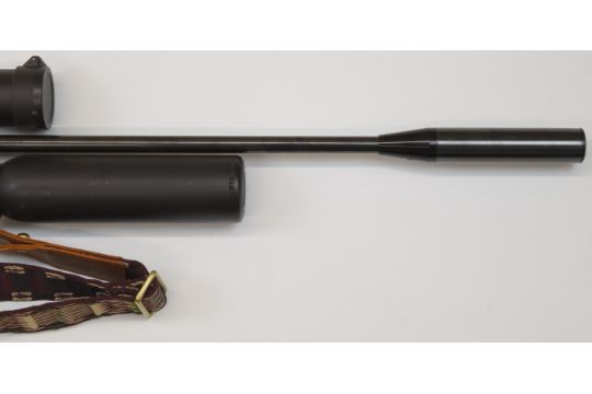 Theoben Rapid 12/200 .20 FAC PCP air rifle with chequered semi-pistol grip, raised cheek piece, - Image 5 of 11