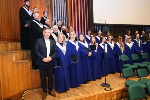 Jubileusze Collegium Medicum UMK uroczystość w Bydgoszczy (Filharmonia Pomorska,  25.11.2024) [fot. Andrzej Romański] Kliknij, aby powiększyć zdjęcie