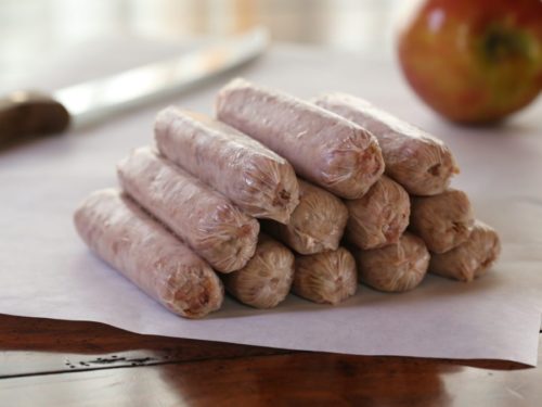 pork and apple sausage links