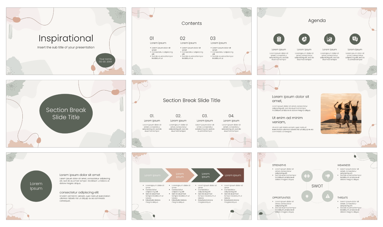 Inspirational Free PowerPoint Template Google Slides Theme