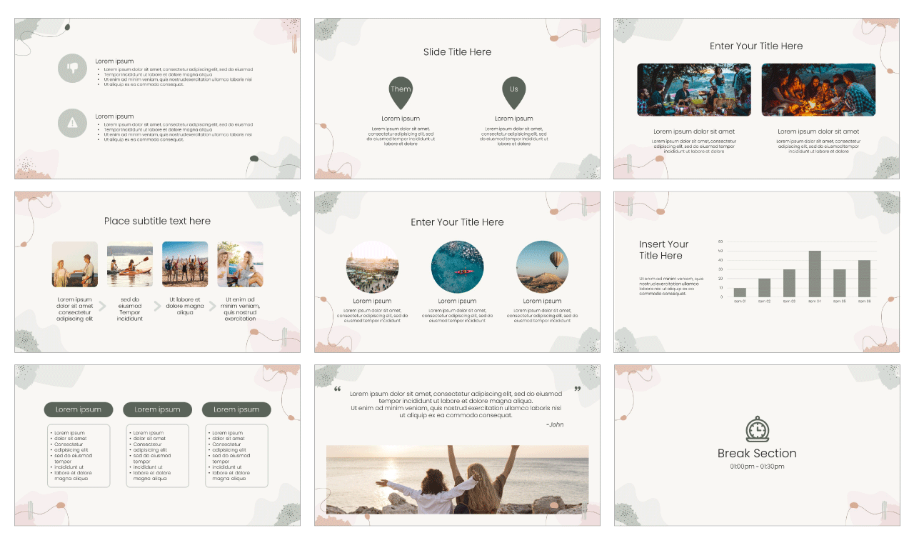 Inspirational PowerPoint Template Google Slides Theme