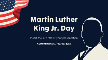 Happy Martin Luther King Jr Day Google Slides PPT Templates