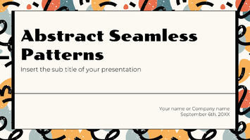 Abstract Seamless Patterns Google Slides PowerPoint Templates