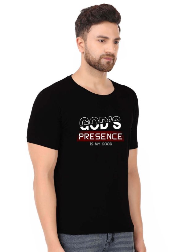 God'S Presence Is My Good Printed Tshirt For men - Image 2