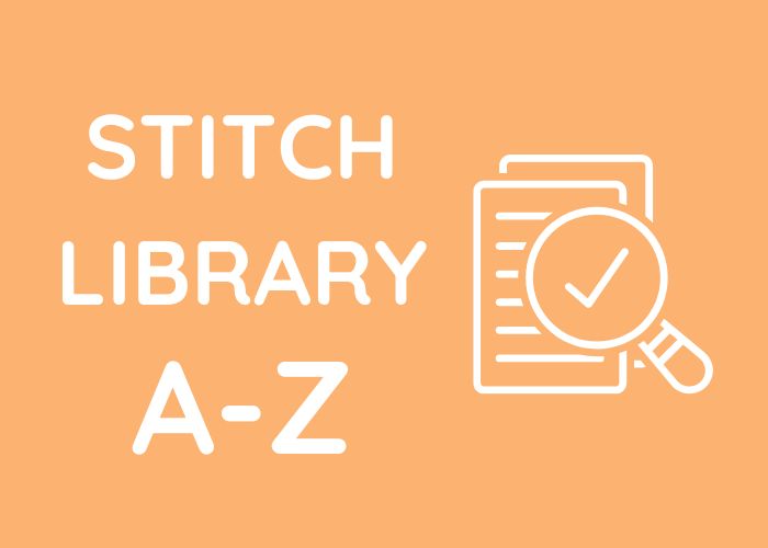 Stitch library a-z icon