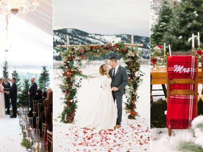 Happy Holidays! 6 Cozy Festive Christmas Weddings We Love!