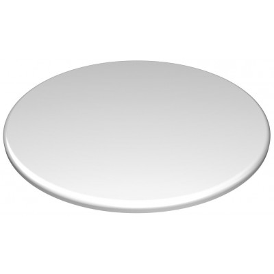 Plato de presentacion fibra blanca 300x10 mm.