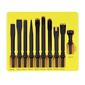 10PC GEN.SVC CHISEL SET .401