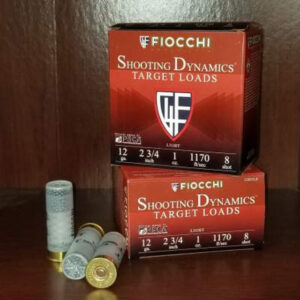 12 Gauge 8 Fiocchi Lead Shot – 2-3/4” 1-1/8 oz – 250 Rounds For Sale