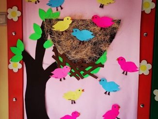 bird bulletin board idea