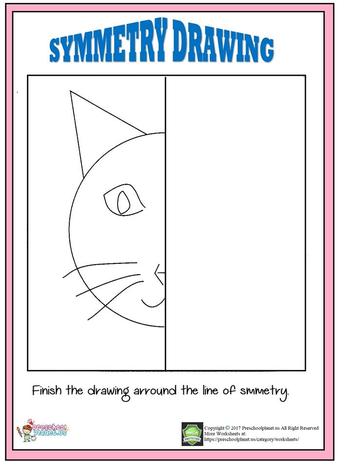 cat symmetry worksheet