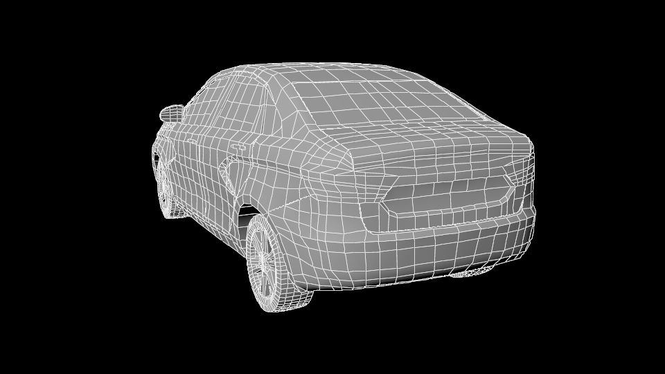 Lada Vesta Low poly 3D Model $18 - .fbx - Free3D