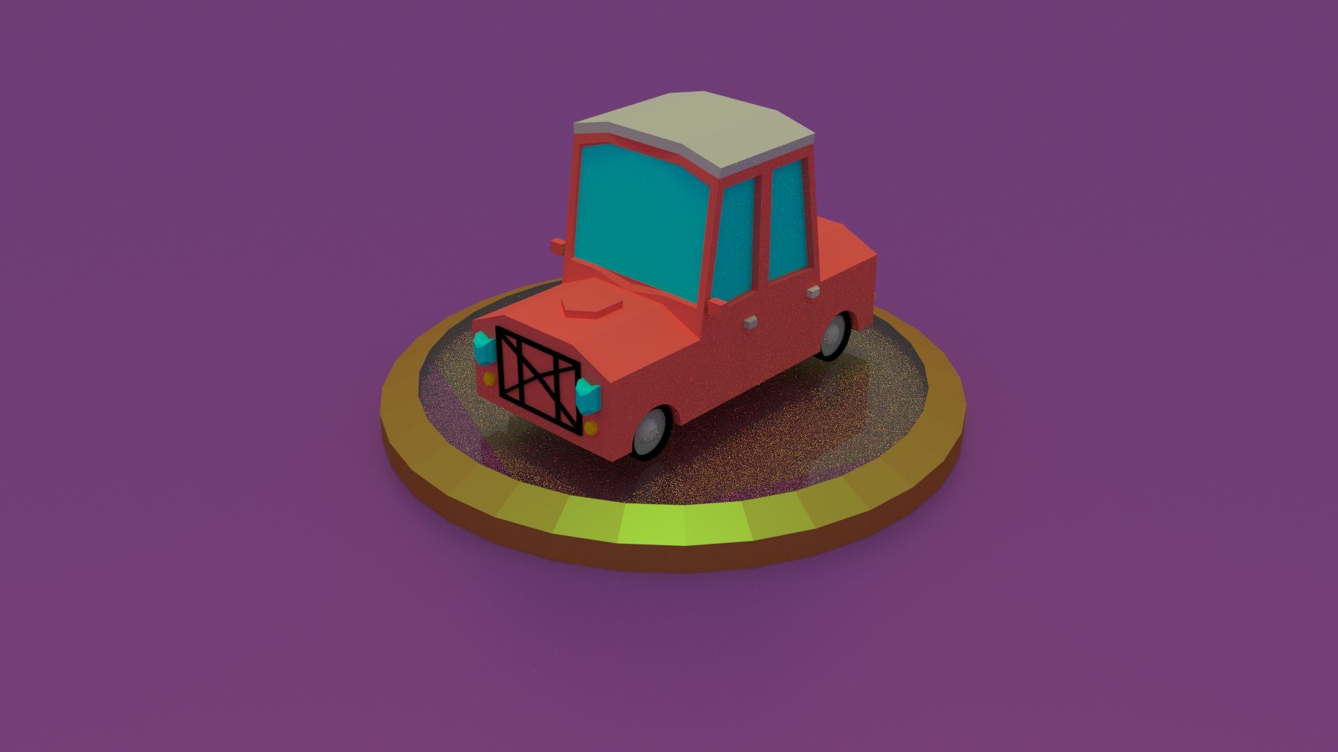 Basic 3d Low Poly Car 3D Model $10 - .blend .unknown .obj .fbx .dae ...