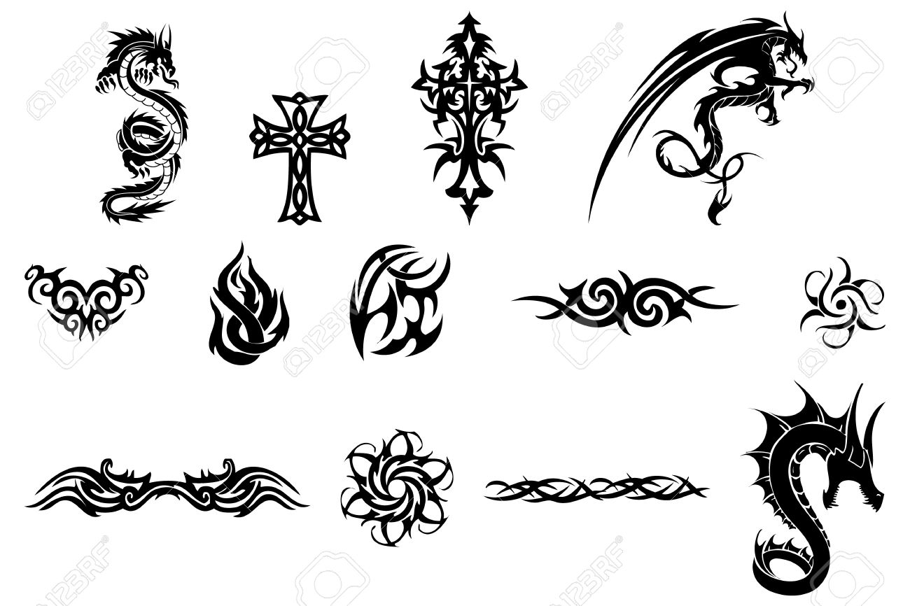 Details 100 tattoo white background