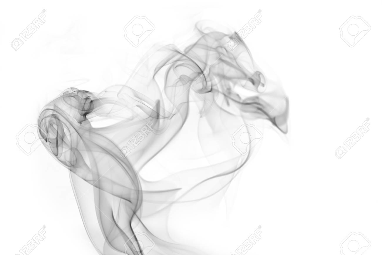 Grey Smoke On White Background Stock Photo, Picture And Royalty Free Image.  Image 36747433.