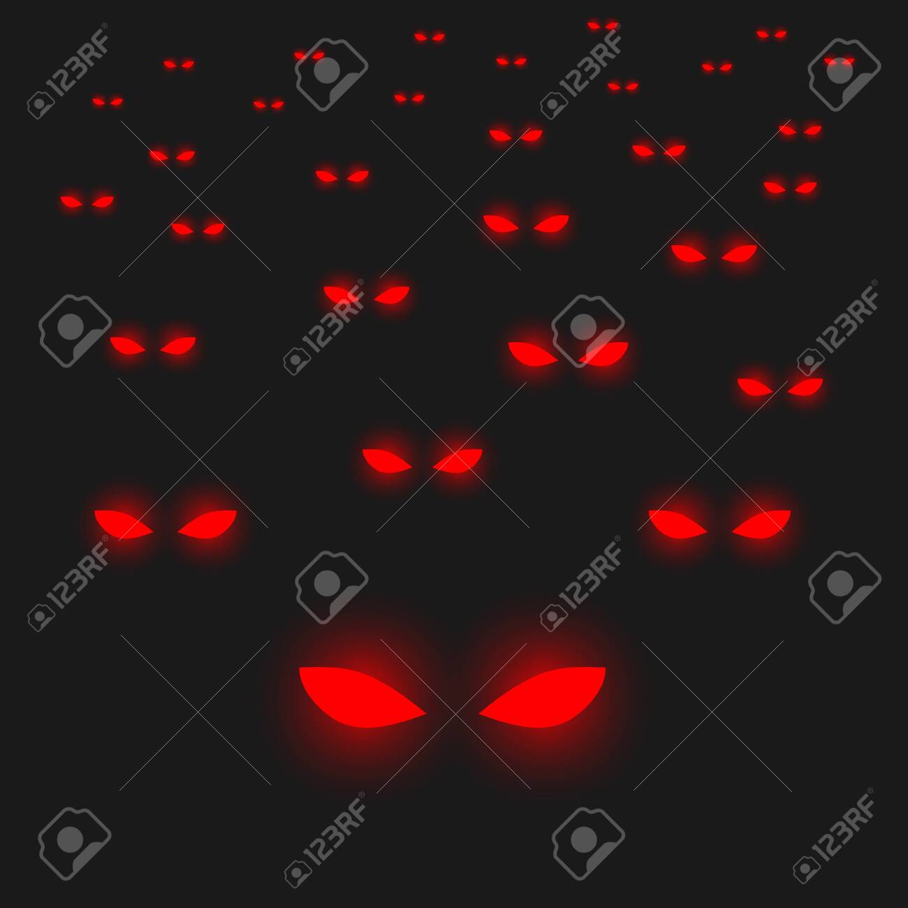 Stunning Collection of Red eyes black background for Your Device