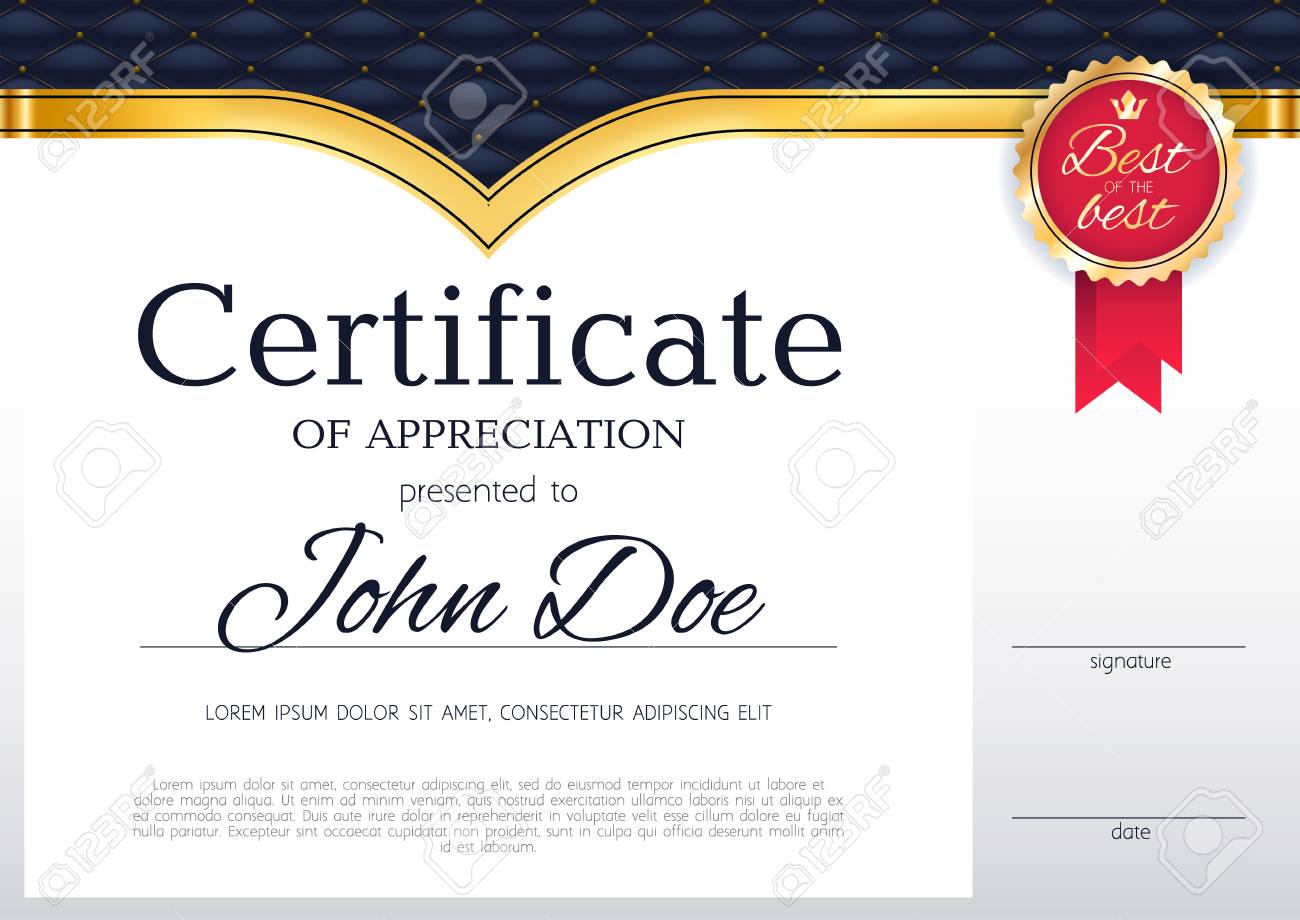 Certificate Design Background Template. Royalty Free SVG, Cliparts,  Vectors, And Stock Illustration. Image 103849957.