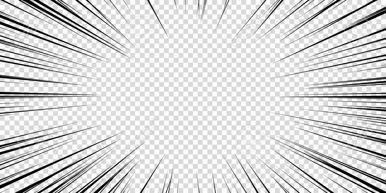 Hand Drawn Anime Speedlines Overlay 4 Effect  FootageCrate  Free FX  Archives