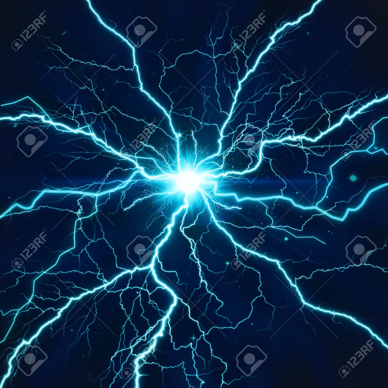 Electric Lighting Effect, Abstract Techno Background Stock Photo, Picture  And Royalty Free Image. Image 29949638.