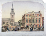 St James's Church, Piccadilly and the new vestry hall, London by Robert Dudley