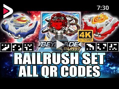 QR CODES RAILRUSH SET VALTRYEK V4 Z ACHILLES A4 ORIGINAL COLORS EM 4K