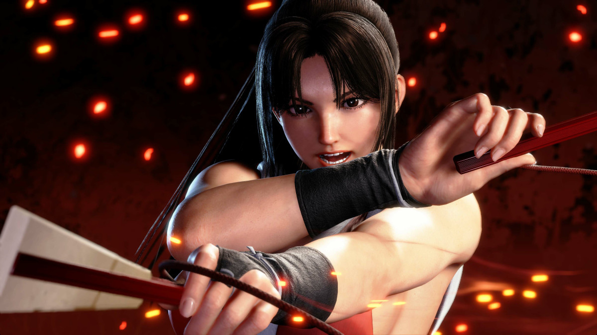 A Street Fighter 6 screenshot of Mai Shiranui.