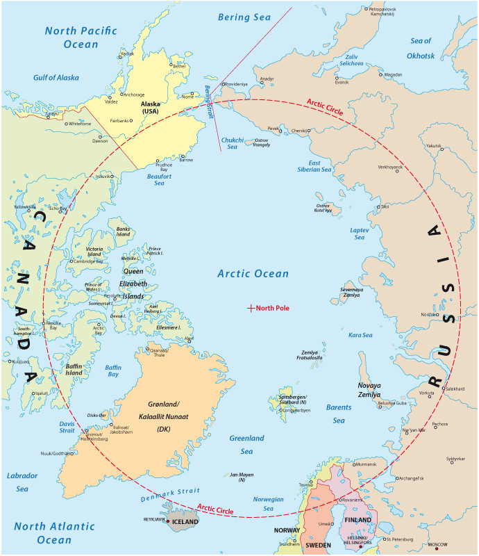 Arctic Circle Map Sweden - World Map