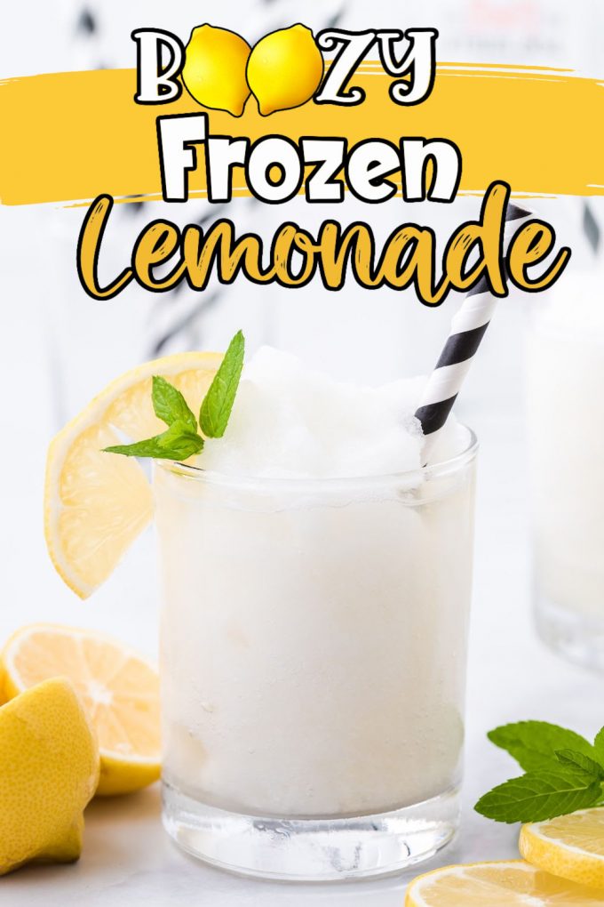 boozy frozen lemonade pinterest