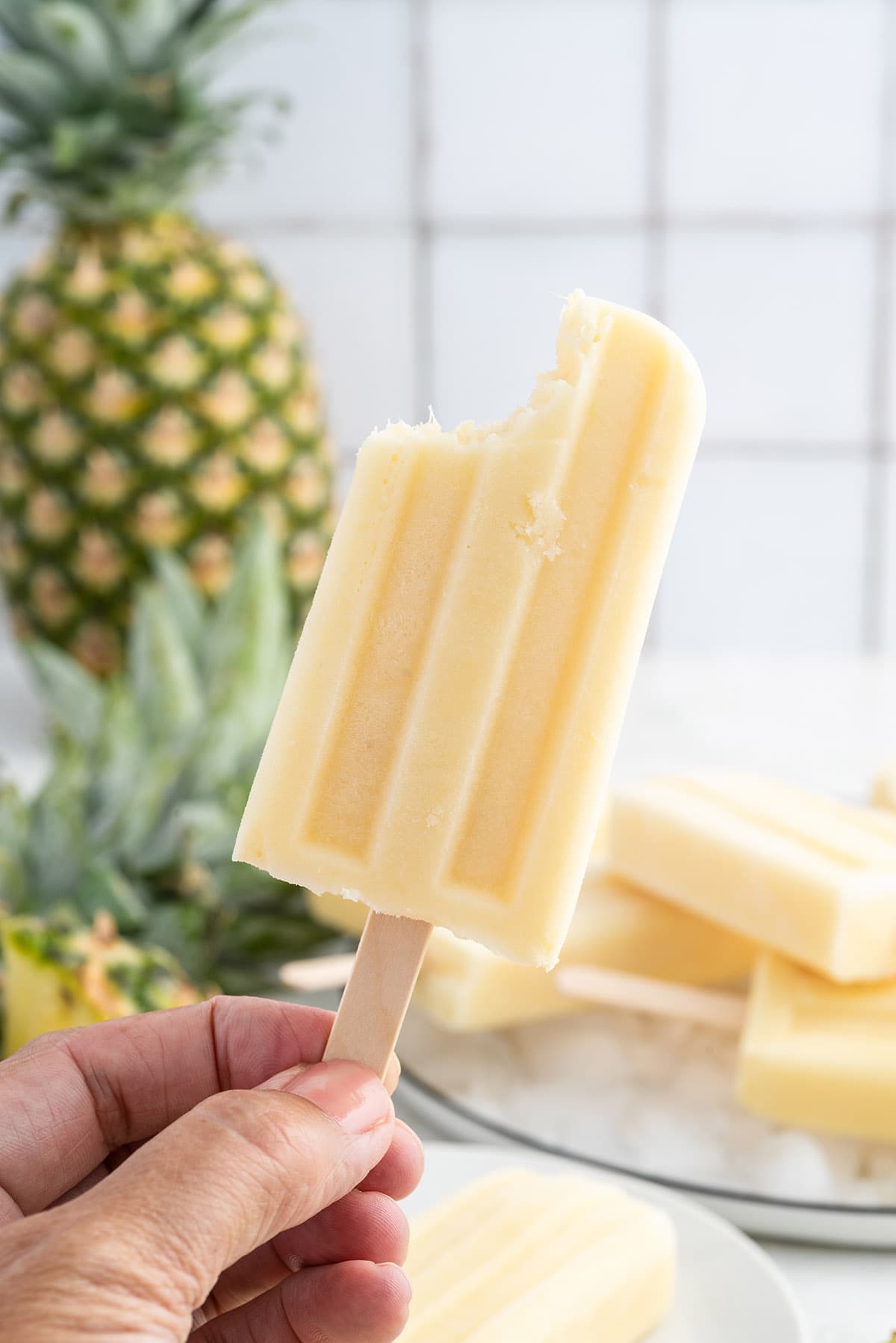 bitten Dole Whip Popsicles