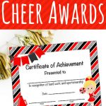 $6. Instant Download – Cheerleading Certificate – Cheerleading Award – Free Printable Cheerleader Certificates