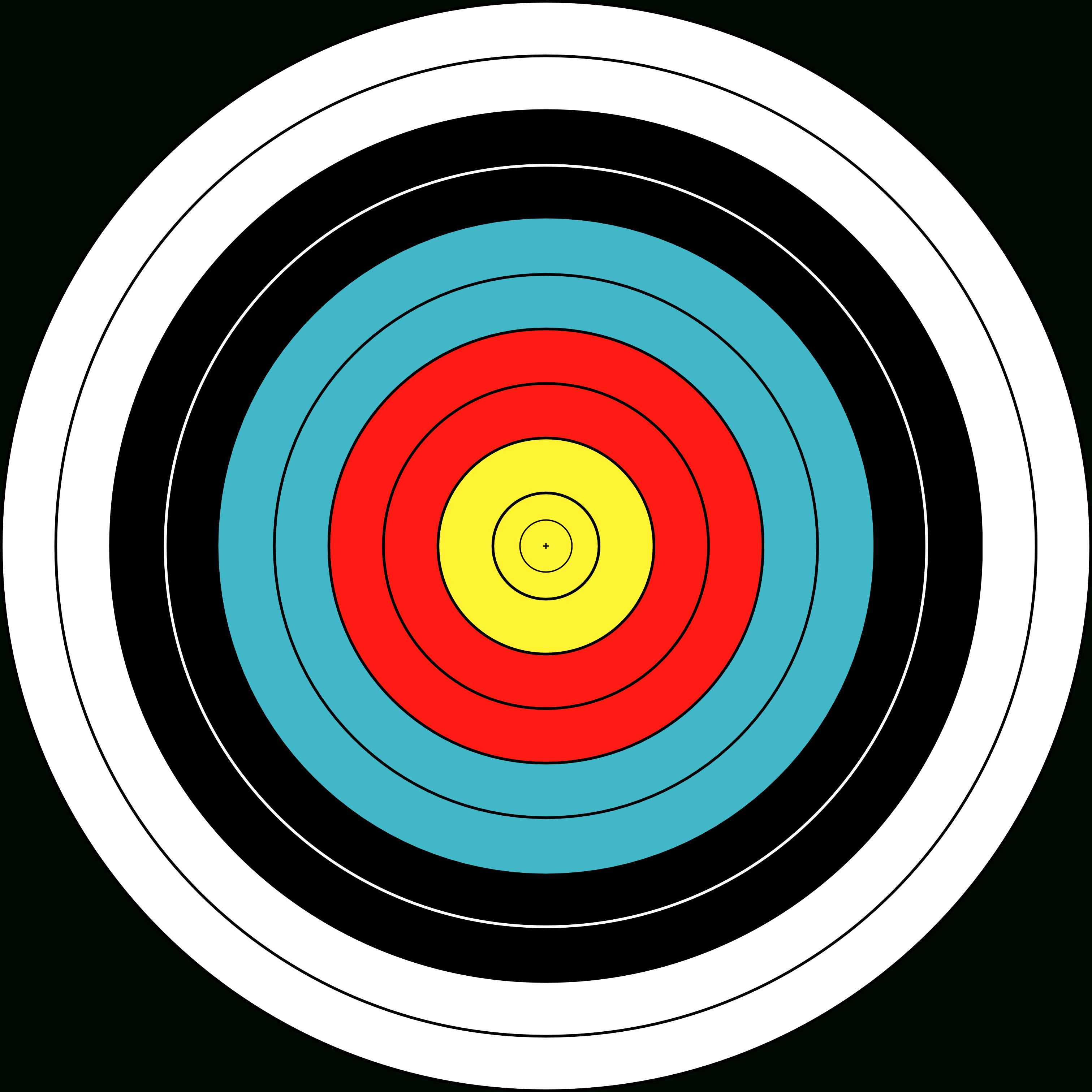 Free Picture Of Bullseye, Download Free Clip Art, Free Clip Art On - Free Printable Bullseye