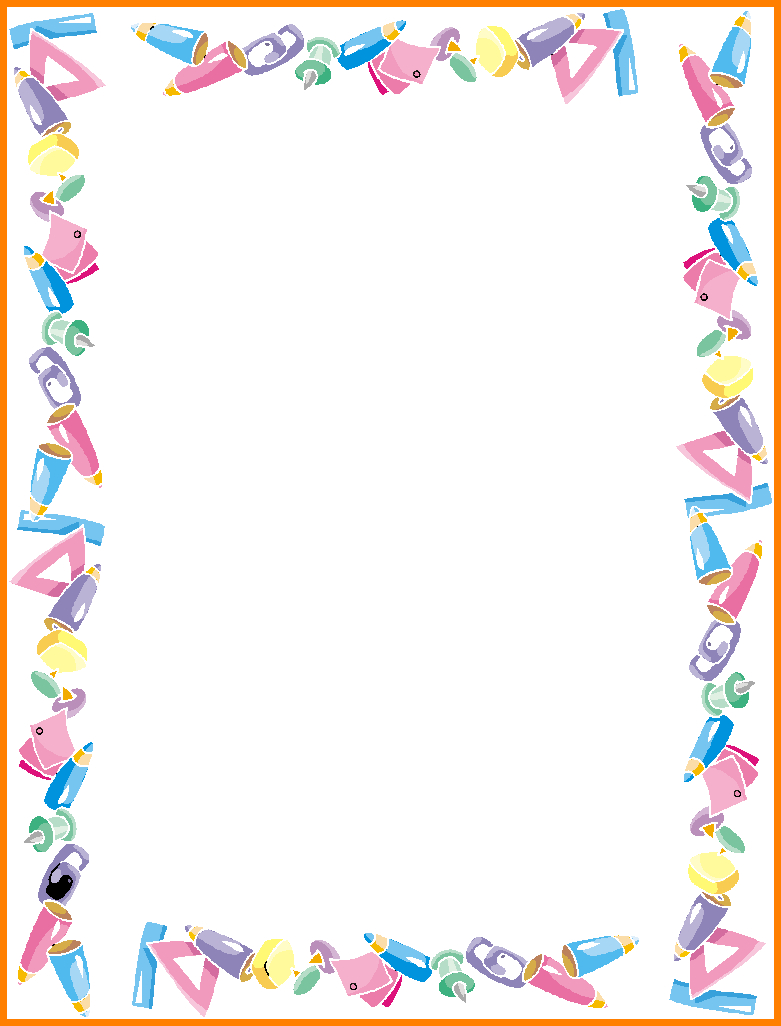 Stationery Borders Free Printable