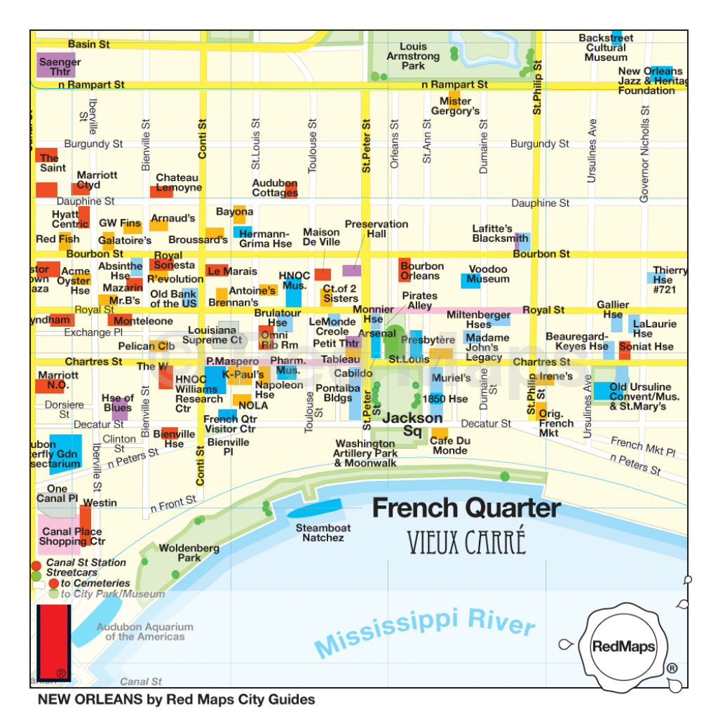 Printable French Quarter Map - Customize and Print