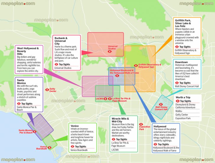 Printable Map Of Los Angeles County