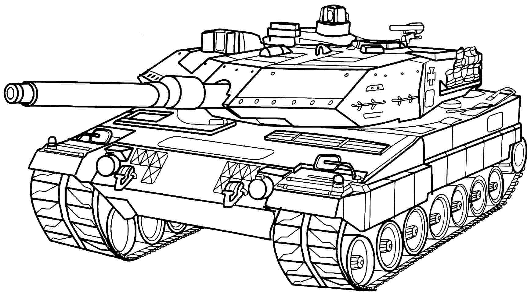 Tank #138032 (Transportation) – Free Printable Coloring Pages