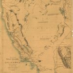 Map Of The Gold Regions Of California. | Library Of Congress   California Gold Prospecting Map